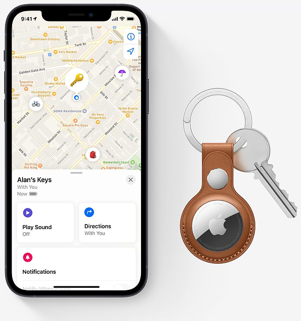 Фото - Бездротовий маяк Apple AirTag 4 Pack (MX542)