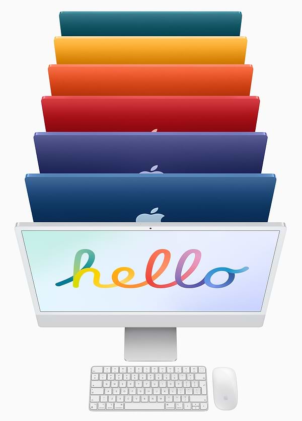 Фото - Компьютер-моноблок Apple New iMac 24'' M1 Retina 4.5K 8-Core GPU 512GB Green (MGPJ3) 2021