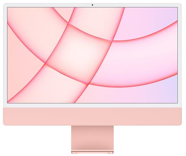Фото - Комп'ютер-моноблок Apple iMac Apple New iMac 24'' M1 Retina 4.5K 8-Core GPU 512GB Pink (MGPN3) 2021