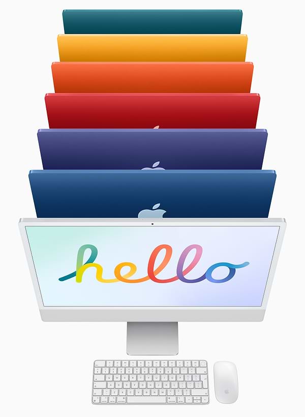 Фото - Комп'ютер-моноблок Apple iMac Apple New iMac 24'' M1 Retina 4.5K 8-Core GPU 512GB Purple (Z131000AJ) 2021