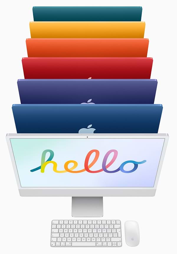 Фото - Комп'ютер-моноблок Apple iMac Apple New iMac 24'' M1 Retina 4.5K 8-Core GPU 512GB Yellow (Z12T000AJ) 2021