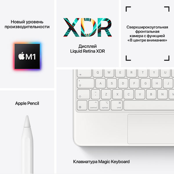 Фото - Планшет Apple iPad Pro 12,9'' Wi-Fi 256GB MHNJ3RK/A Silver 2021