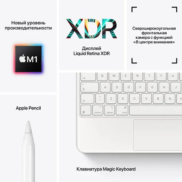 Фото - Планшет Apple iPad Pro 12,9'' Cellular 128GB MHR53RK/A Silver 2021
