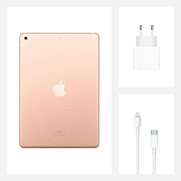 Фото - Планшет Apple iPad 10.2'' Cellular 32GB MYMK2RK/A Gold