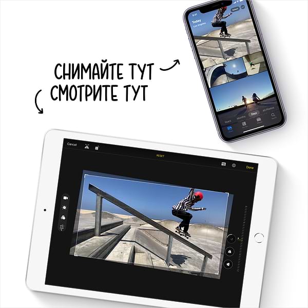 Фото - Планшет Apple iPad 10.2'' Cellular 32GB MYMJ2RK/A Silver