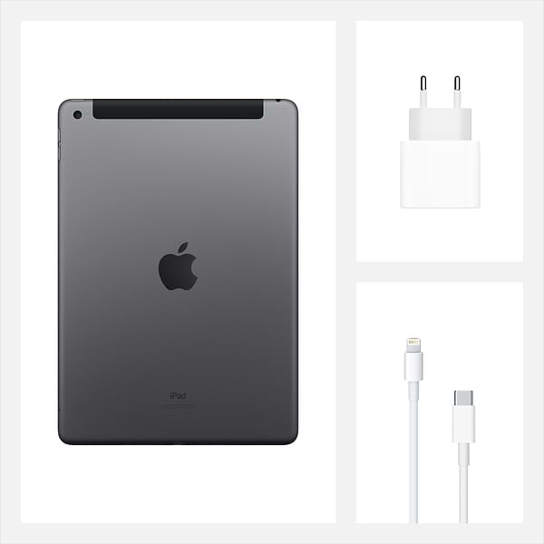 Фото - Планшет Apple iPad 10.2'' Cellular 32GB MYMH2RK/A Space Grey