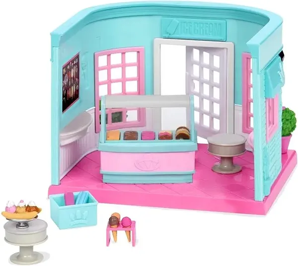 Фото - Сюжетно-рольова гра. Магазин Li'l Woodzeez Павильон с мороженым маленький (WZ6627Z)