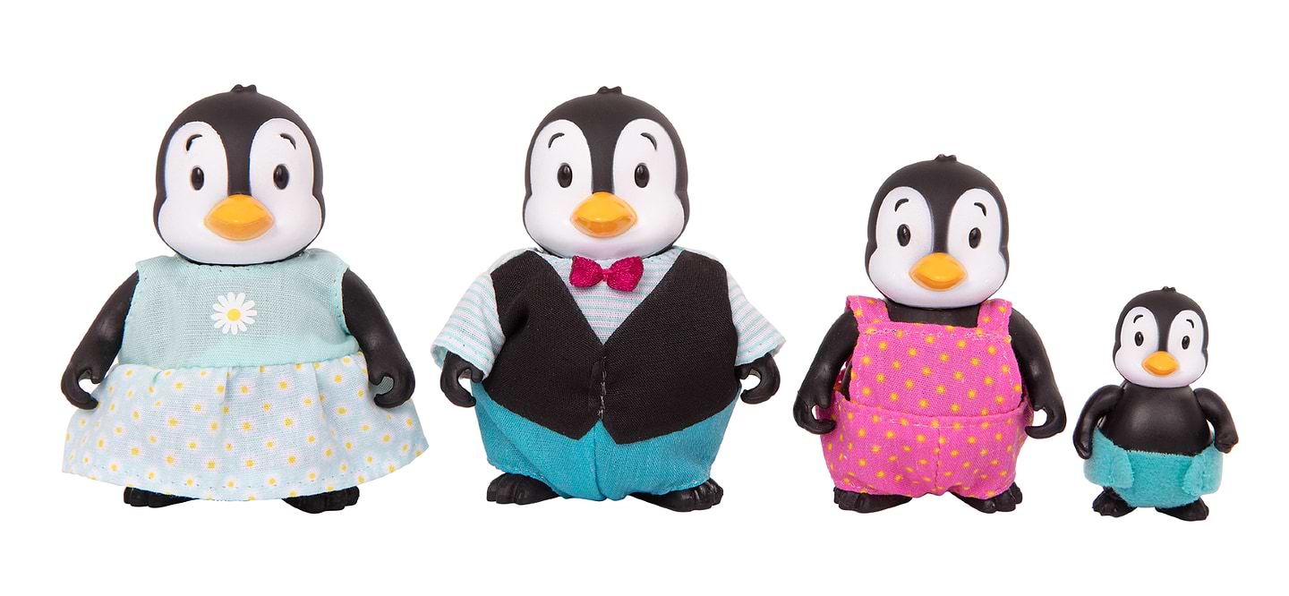 Коллекционные фигурки Li'l Woodzeez Семья Пингвинов (WZ6664Z)