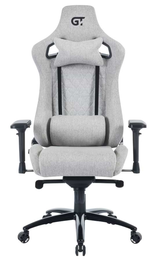 Кресло для геймеров GT Racer X-0716 Fabric Gray - Фото 1
