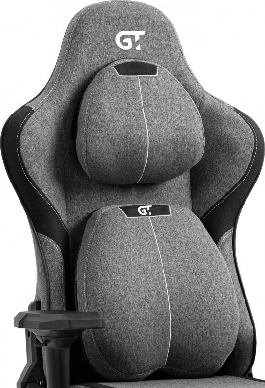 Фото - Крісло для геймерів GT Racer X-2308 Fabric Gray/Black