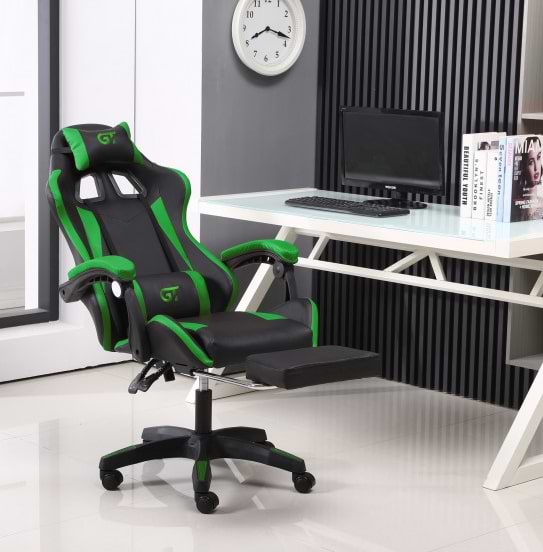 Фото - Кресло для геймеров GT Racer X-2323 Black/Green