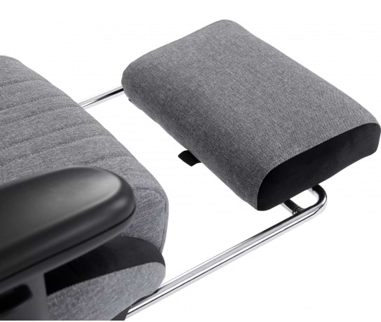Фото - Кресло для геймеров GT Racer X-2534-F Fabric Gray/Black Suede