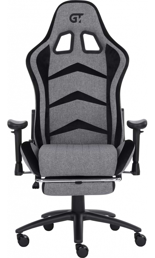 Фото - Кресло для геймеров GT Racer X-2534-F Fabric Gray/Black Suede