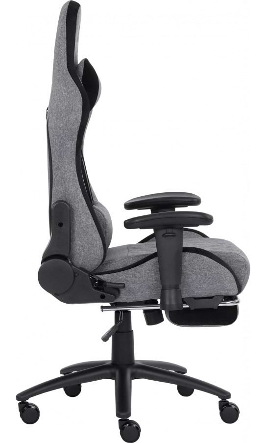 Фото - Кресло для геймеров GT Racer X-2534-F Fabric Gray/Black Suede