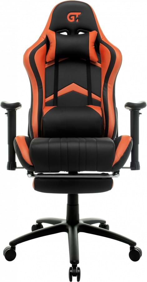 Фото - Крісло для геймерів GT Racer X-2534-F Black/Orange