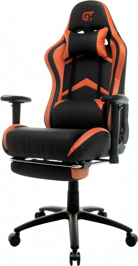 Фото - Крісло для геймерів GT Racer X-2534-F Black/Orange