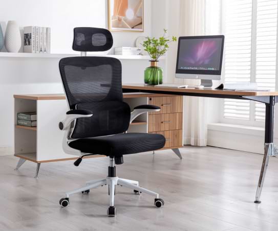 Фото - Кресло офисное GT Racer X-5728 White/Black