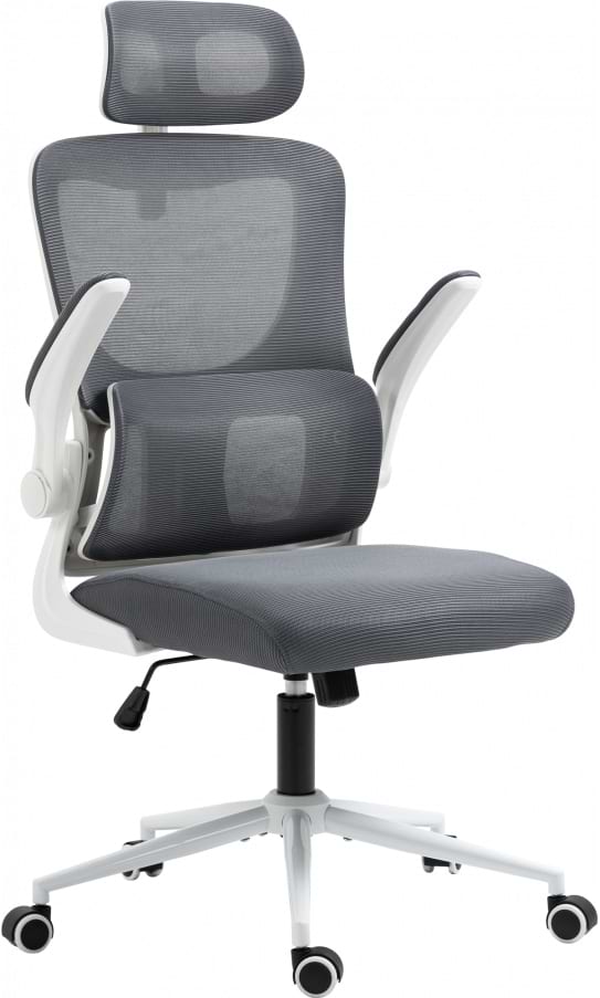 Фото - Кресло офисное GT Racer X-5728 White/Gray