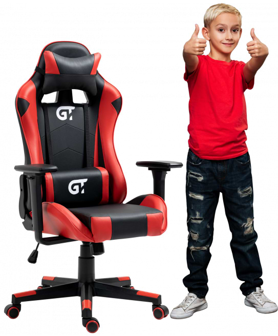 Фото - Крісло для геймерів GT Racer X-5934-B Kids Black/Red