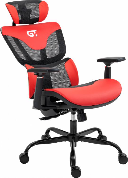Фото - Крісло для геймерів GT Racer X-6005 Black/Red