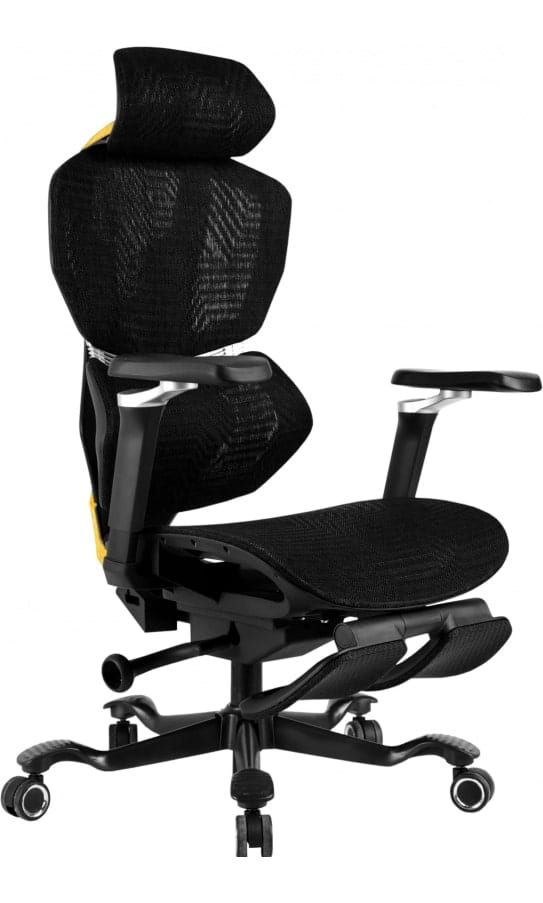 Фото - Крісло для геймерів GT Racer X-7001 Black/Yellow