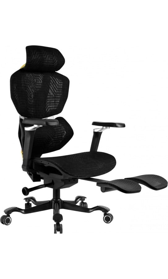 Фото - Крісло для геймерів GT Racer X-7001 Black/Yellow