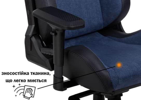 Фото - Крісло для геймерів GT Racer X-8005 Dark Blue/Black