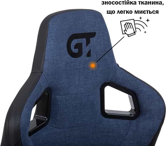 Фото - Крісло для геймерів GT Racer X-8005 Dark Blue/Black