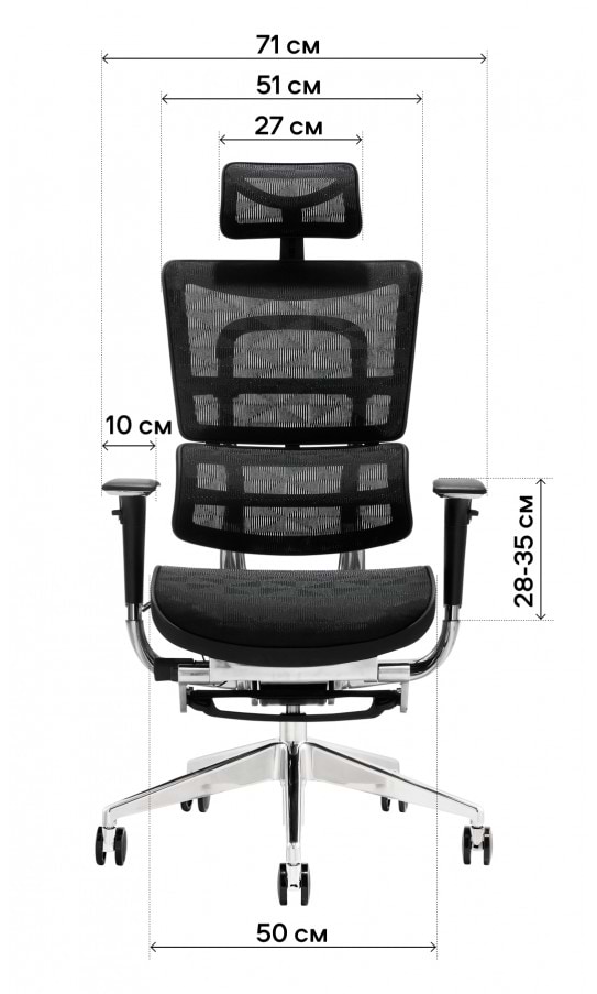 Фото - Кресло офисное GT Racer X-801L Black (W-51)