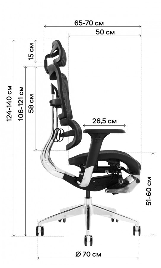 Фото - Крісло офісне GT Racer X-802L Bright Gray (W-20 B-40)
