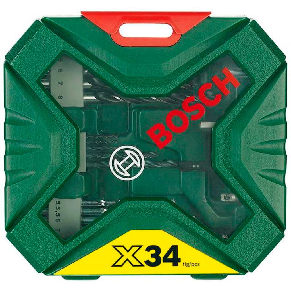 Набір свердел Bosch і біт X-Line-34 New Generation (2.607.010.608) - Фото 1