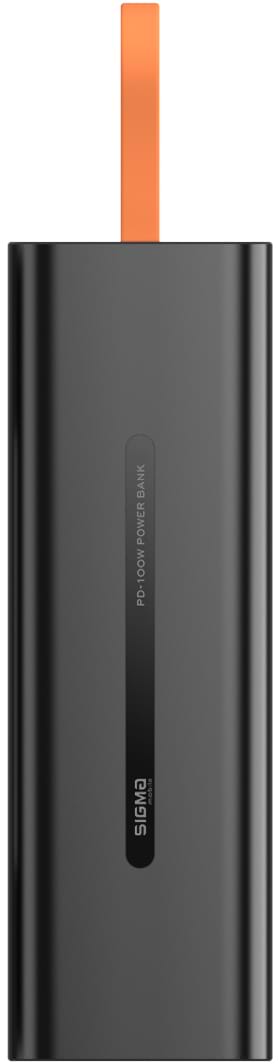 Фото - Батарея мобильная Sigma mobile X-power SI20A9QLX black (20000mAh, PD100W, LED, ліхтарик)