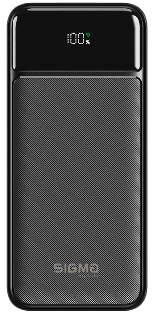 Батарея мобільна Sigma mobile X-power SI30A4QL black (30000mAh, QC22.5W+PD20W) - Фото 1