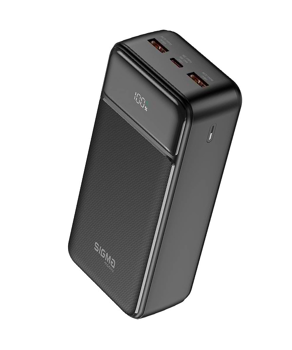 Фото - Батарея мобильная Sigma mobile X-power SI30A4QL black (30000mAh, QC22.5W+PD20W)
