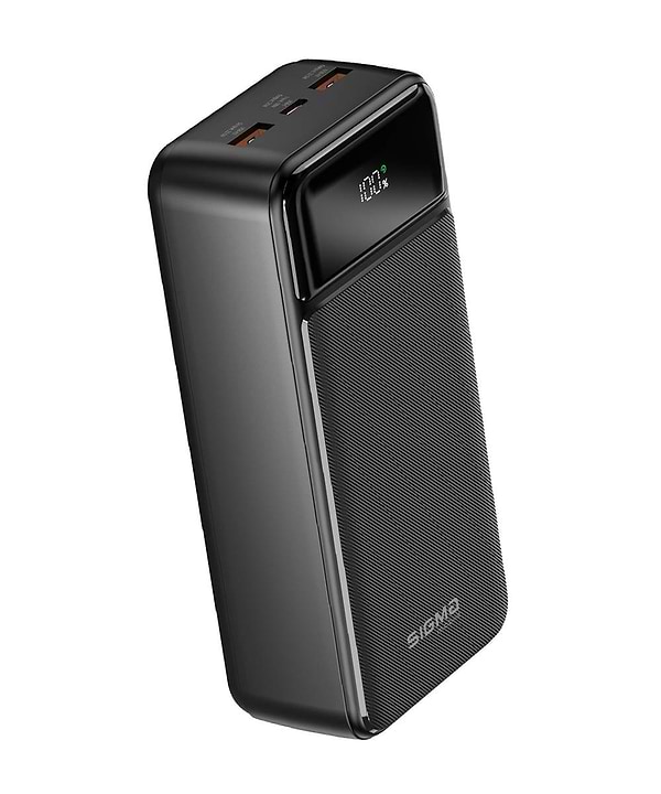 Фото - Батарея мобильная Sigma mobile X-power SI30A4QL black (30000mAh, QC22.5W+PD20W)