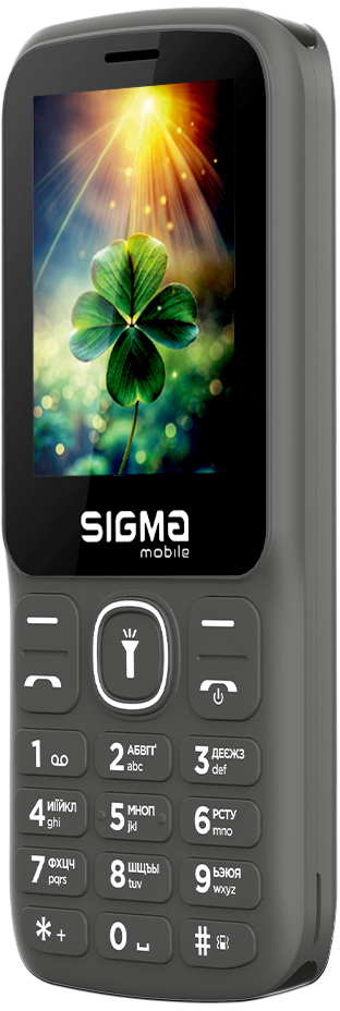 Фото - Мобильный телефон Sigma mobile X-style 242 LUCKY Type-C Gray