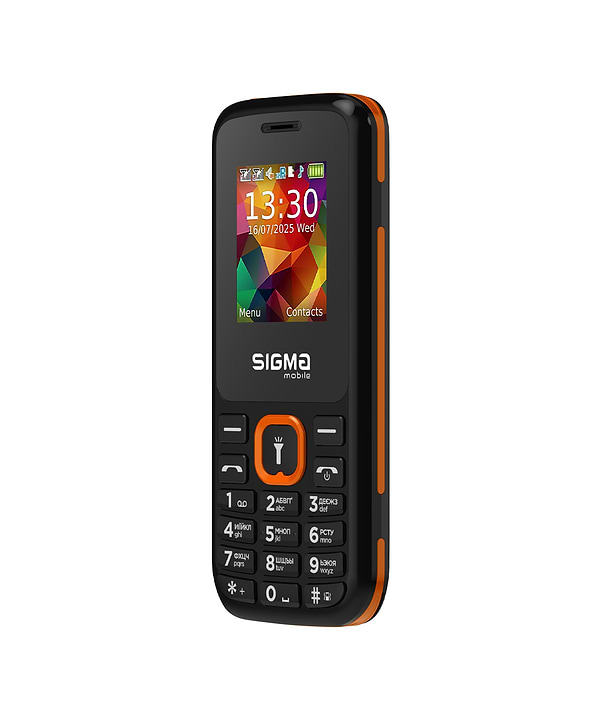 Фото - Мобільний телефон Sigma mobile X-style 171 MINI TYPE-C Black/Orange