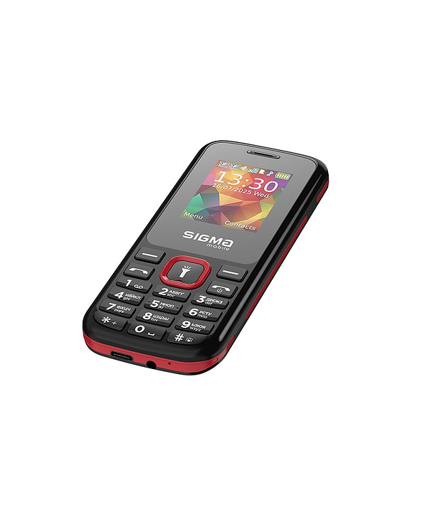 Фото - Мобільний телефон Sigma mobile X-style 171 MINI TYPE-C Black/Red