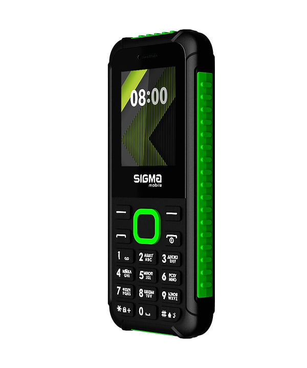 Фото - Мобильный телефон Sigma mobile X-style 18 Track Dual Sim Black/Green