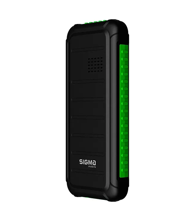 Фото - Мобильный телефон Sigma mobile X-style 18 Track Dual Sim Black/Green