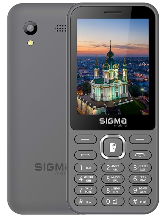 Мобильный телефон Sigma mobile X-style 31 Power TYPE-C Grey - Фото 1