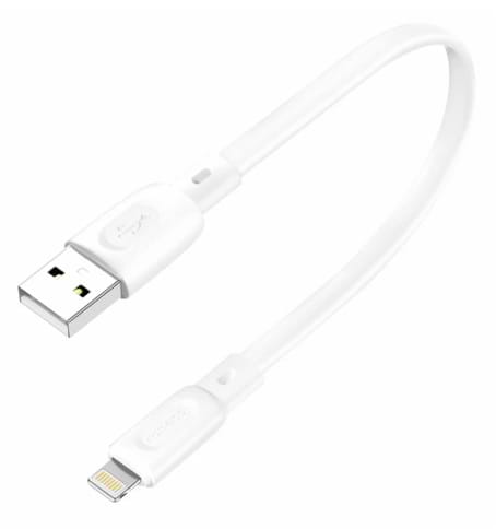Фото - Кабель синхронизации данных Foneng X107 USB - Lightning (M/M) 2.4 A, 0.25m White (X107-CA-IP)
