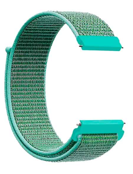 Ремінець для смарт-годинника BeCover Elastic Nylon Style for Xiaomi Amazfit Bip 20mm Lite/Bip S Lite/Bip 3/Bip 3 Pro/GTR 42mm/GTS/TicWatch S2/E/GTS 3/2 mini Gray-Green (710534) - Фото 1
