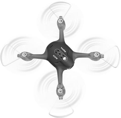 Фото - Квадрокоптер для дітей Syma X23W Black