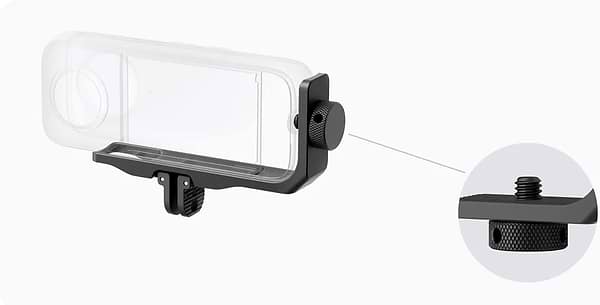 Фото - Кріплення для екшн-камери Insta360 X3 Horizontal Action Mount (CINSBAQM)