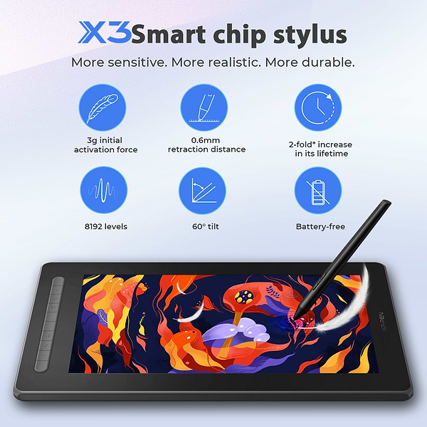 Фото - Графічний планшет XP-Pen Artist 16 Pen Display (2nd Gen) Black (JPCD160FH_BK)