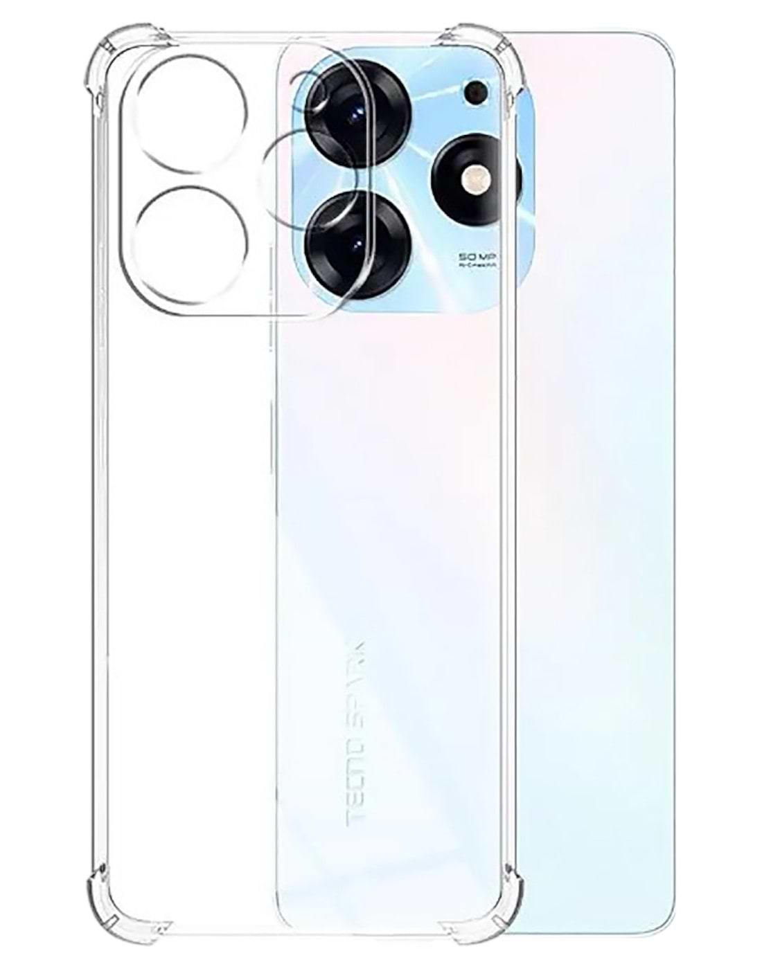 Чехол для смартфона BeCover Anti-Shock for Tecno Spark 10 Pro (KI7) Clear (709831) - Фото 1