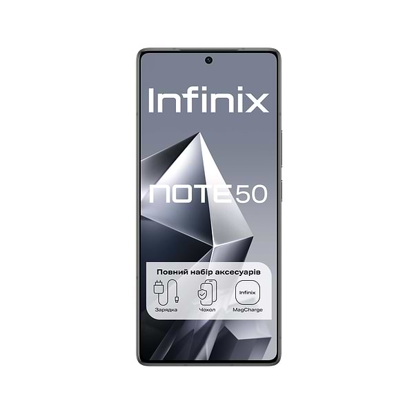 Фото - Смартфон Infinix Note 50 8/256Gb Shadow Black X6858