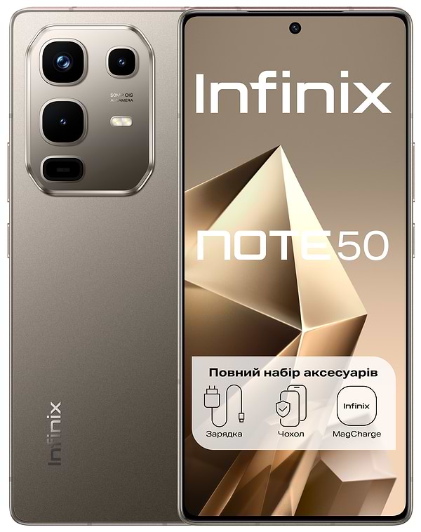 Фото - Смартфон Infinix Note 50 8/256Gb Titanum Grey X6858