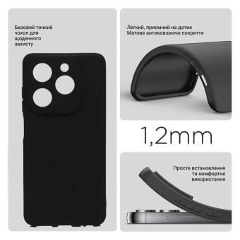Фото - Чехол для смартфона BeCover for Infinix Smart 8 Plus (X6526) Black (710884)